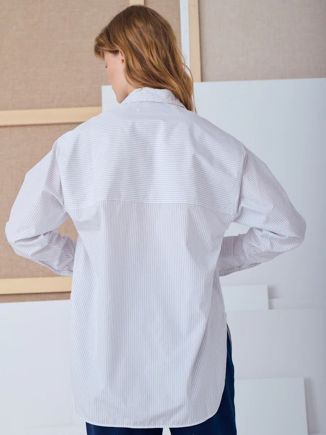 mirabella la coloriste white marine shirt - MII SS25