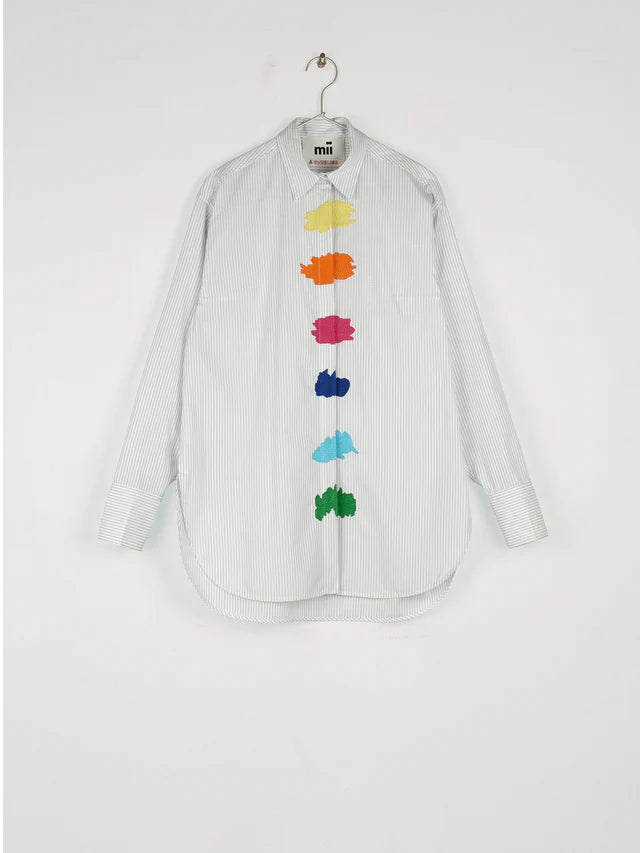 mirabella la coloriste white marine shirt - MII SS25