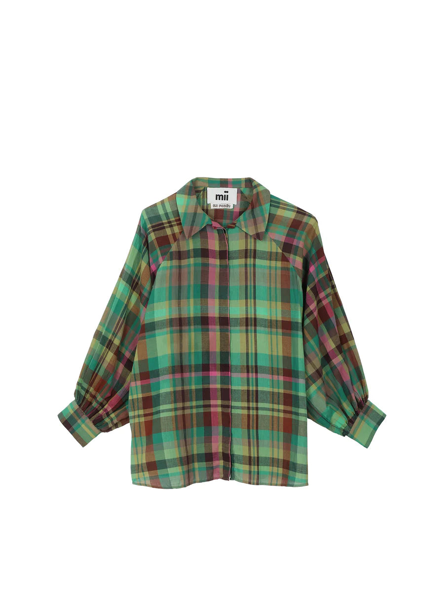 shirt lulu tunic green AW24