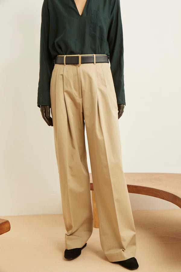 Franck beige pants AW24