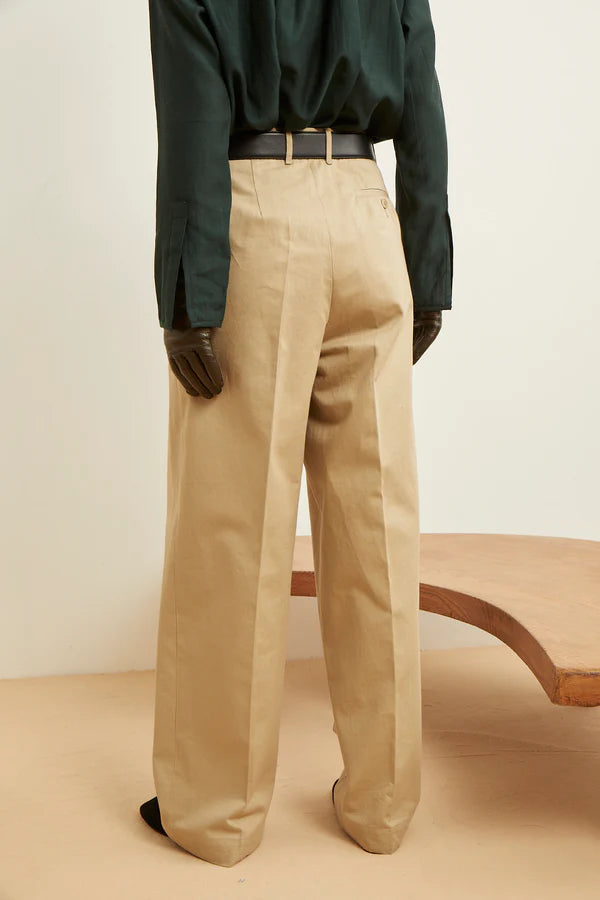 Franck beige pants AW24