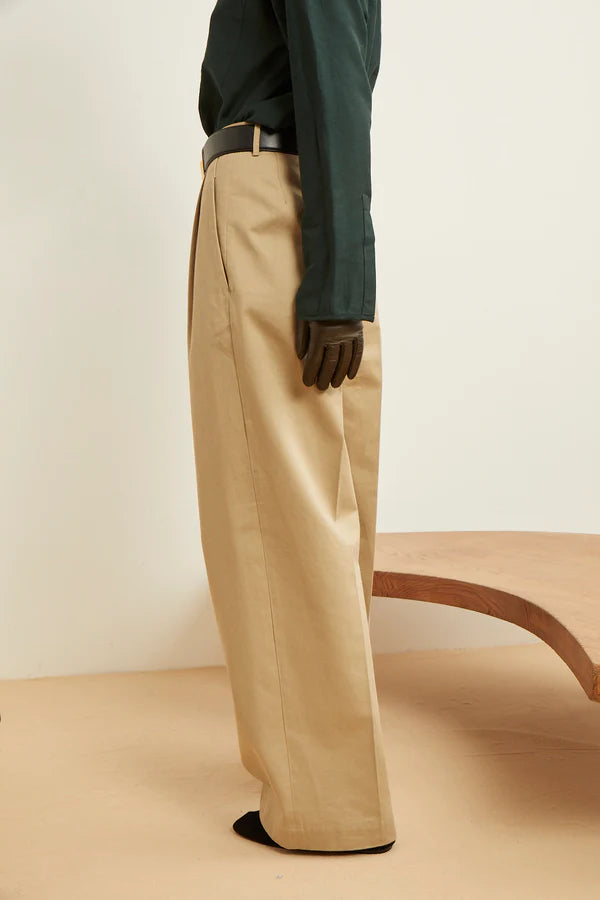 Franck beige pants AW24