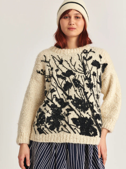 knitted karin arbre pull AW24