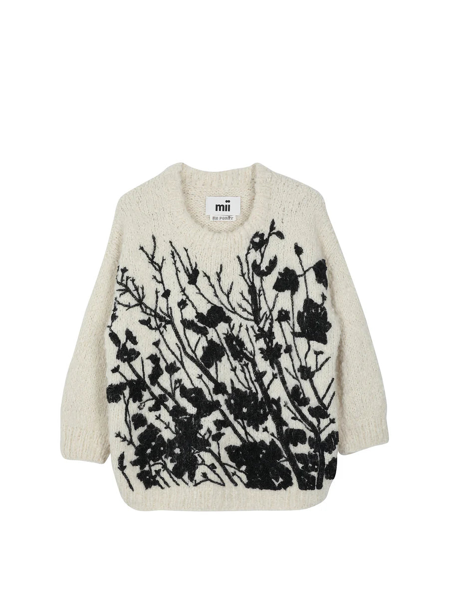 knitted karin arbre pull AW24