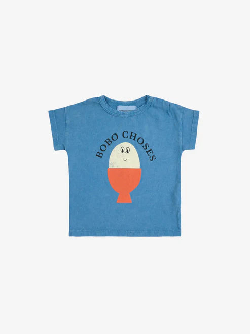 morning eggs t-shirt baby - Bobo Choses SS25