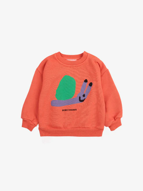 funny snail sweater baby - Bobo Choses SS25