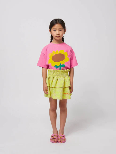 Vichy Ruffle skirt - Bobo Choses SS25