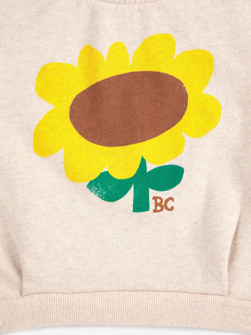 sunflower cropped sweater - Bobo Choses SS25