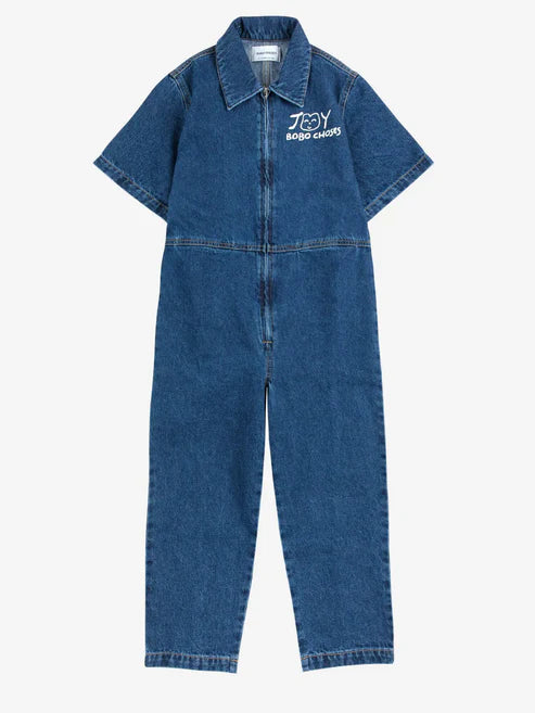 smiling denim overall - Bobo Choses SS25