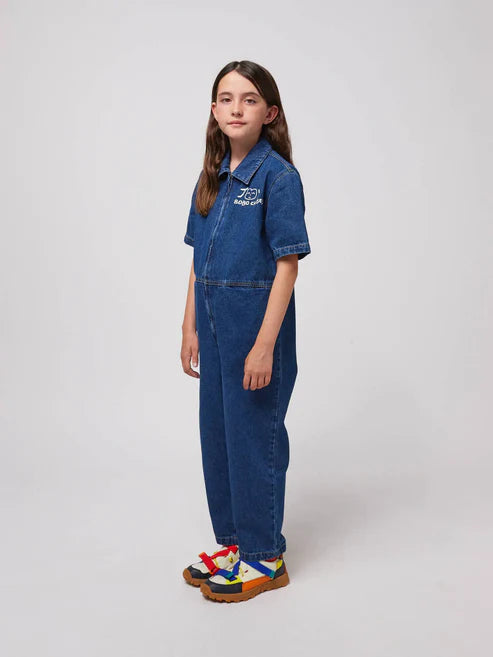 smiling denim overall - Bobo Choses SS25