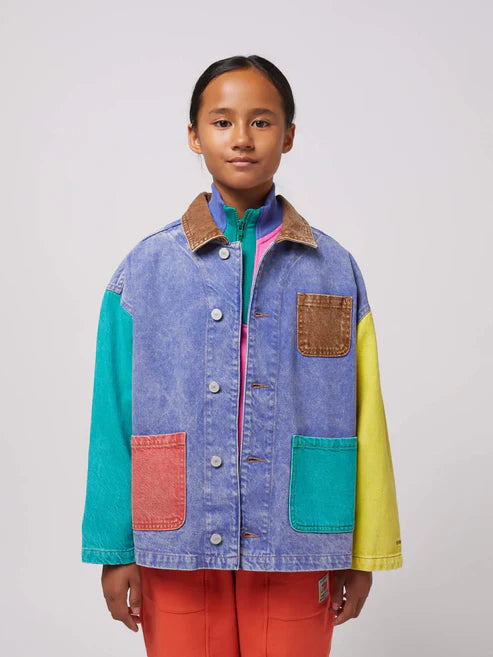 color block denim jacket - Bobo Choses SS25