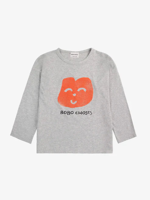 joyfull face tshirt - Bobo Choses SS25