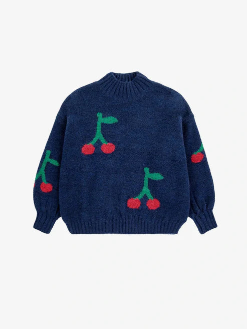 BC cherry all over jumper AW24