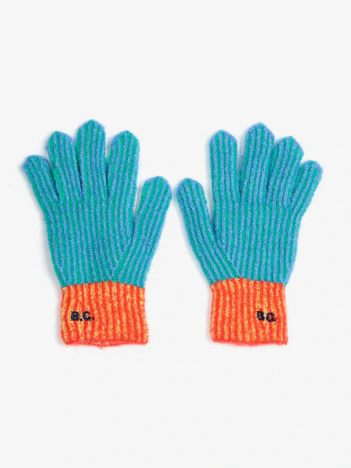 BC color stripes gloves AW24