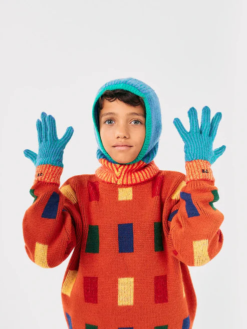 BC color stripes gloves AW24