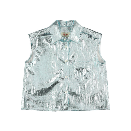 candem woven top sea - MAAN SS25