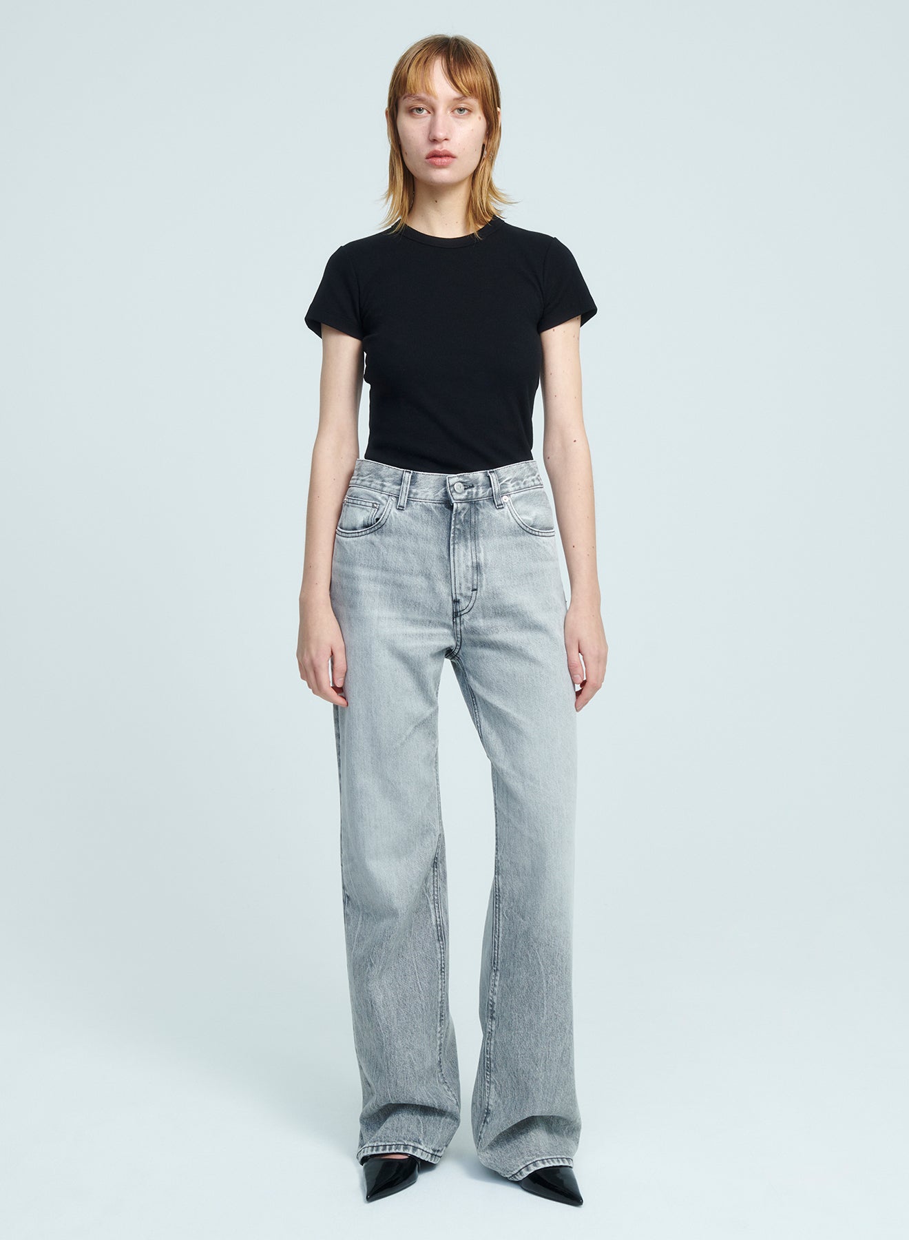 Korea fog grey pants AW24