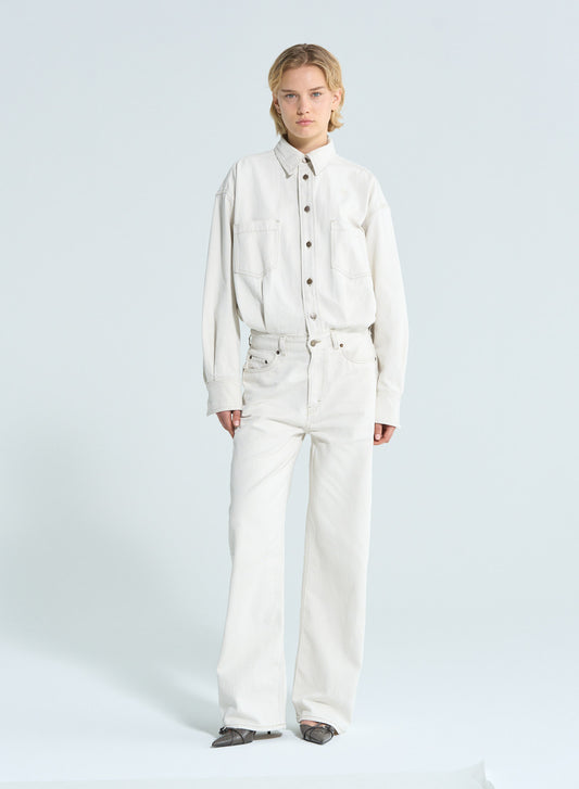 tilda rinse ecru jumpsuit