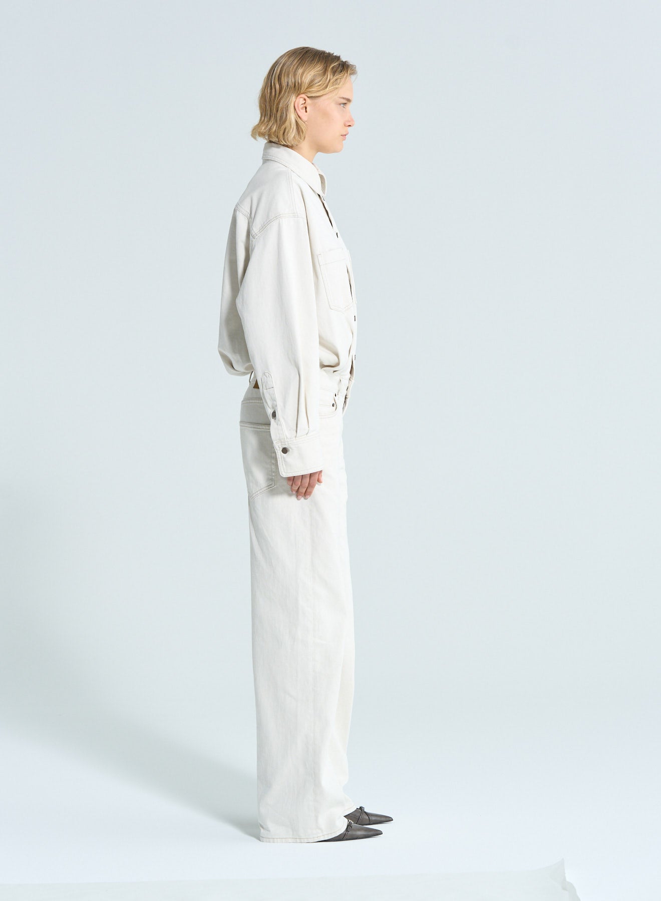 tilda rinse ecru jumpsuit