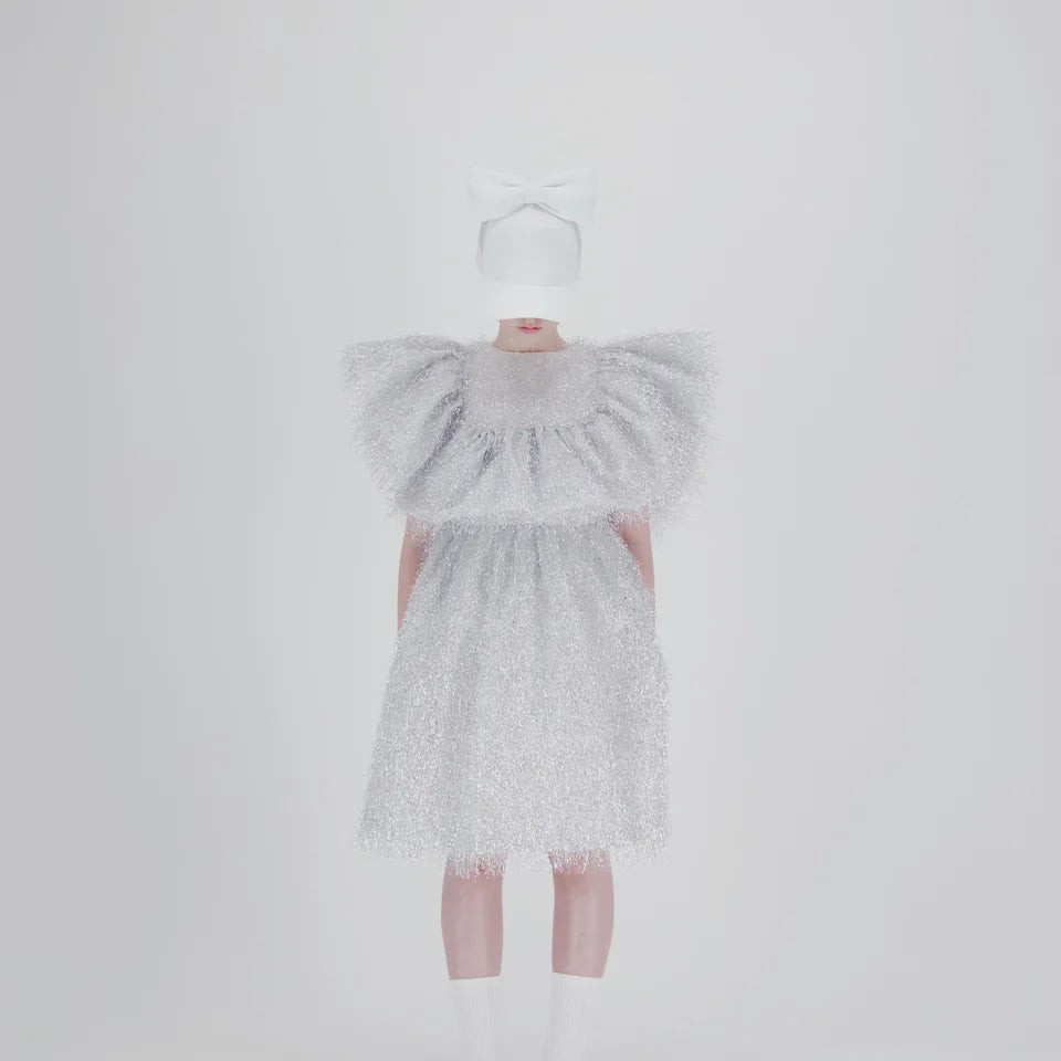 fluid sparkle silver skirt 3010B SS25