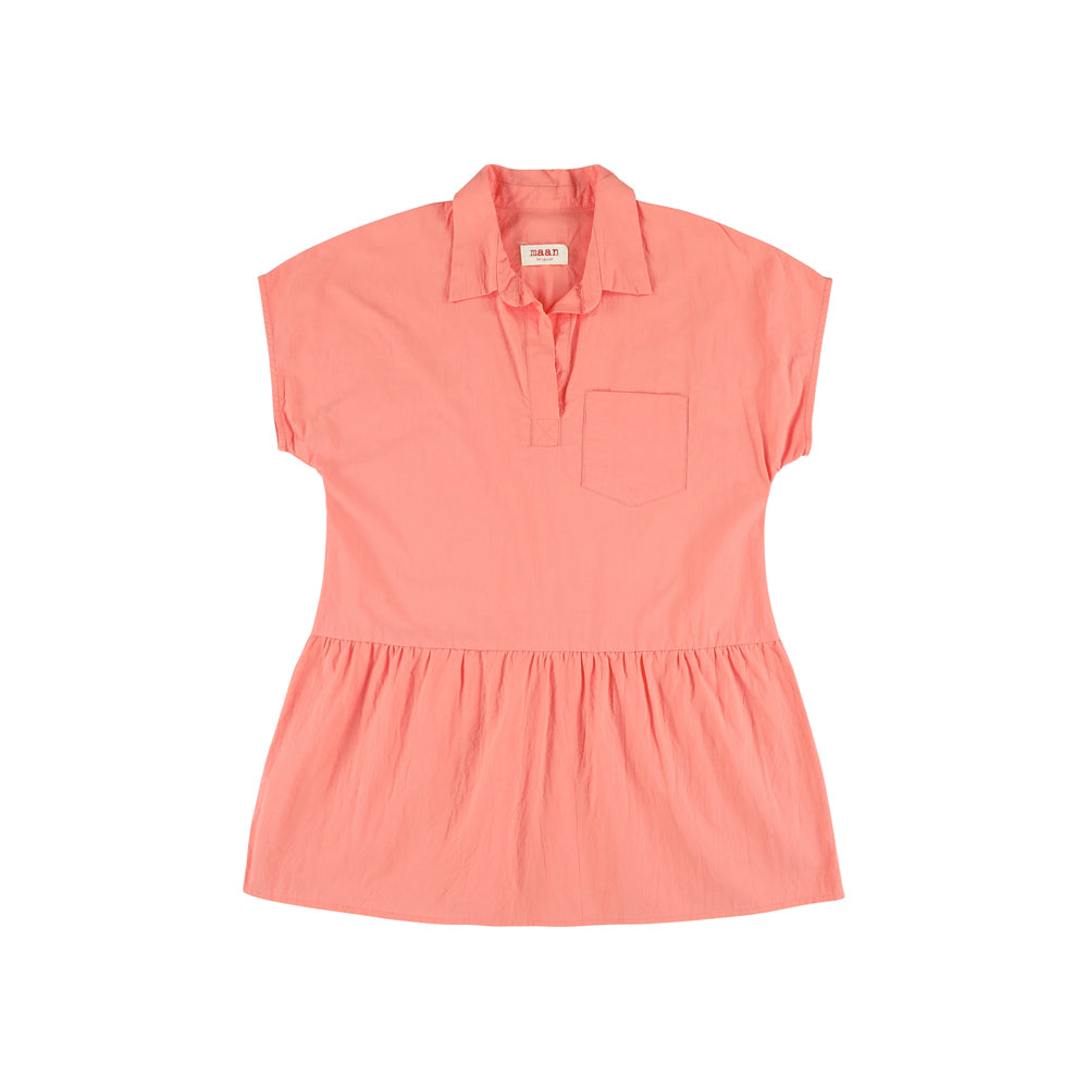 monti woven corail dress pink - MAAN SS25