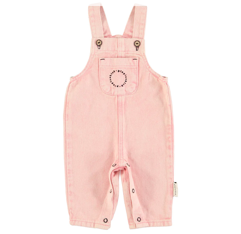 baby dungarees pink AW24