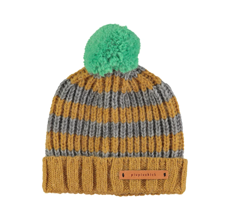 knitted hat stripes AW24