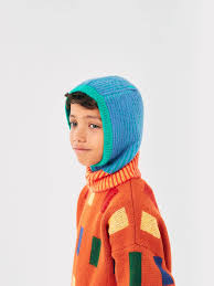 baby color stripes balaclava AW24