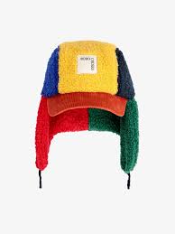 baby color block hat AW24