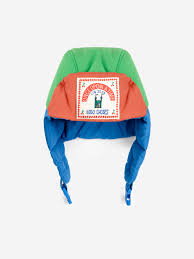 baby color block padded hat AW24