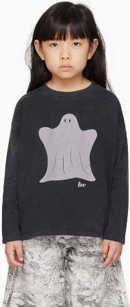 Funny Ghost t-shirt LS black AW24