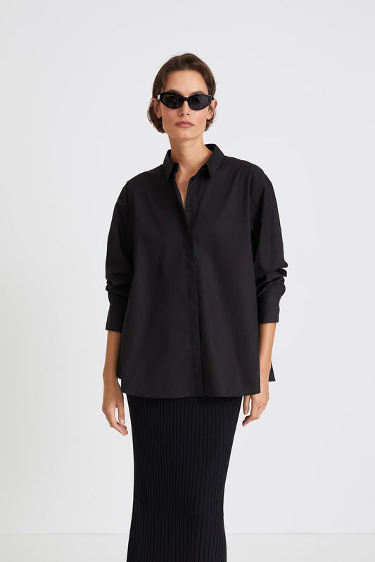 Shirt jeanne black AW24